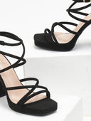 Πέδιλα με φιάπα crossover ERYNN - Μαύρο - thefashionproject.gr - ERYNN