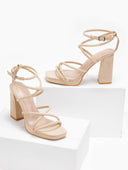 Πέδιλα με φιάπα crossover ERYNN - Μπεζ - thefashionproject.gr - ERYNN