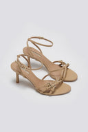 Πέδιλα με λεπτά λουράκια CORINA - Κάμελ - thefashionproject.gr - CORINA