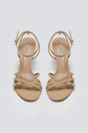 Πέδιλα με λεπτά λουράκια CORINA - Κάμελ - thefashionproject.gr - CORINA