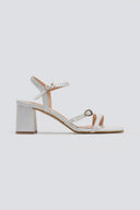Πέδιλα με λεπτά λουράκια TFP - Λευκό - thefashionproject.gr - TFP