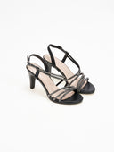 Πέδιλα με λεπτή φιάπα και στρας