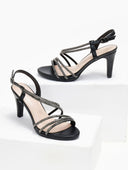 Πέδιλα με λεπτή φιάπα και στρας