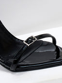 Πέδιλα με λεπτό λουράκι TFP - Μαύρο - thefashionproject.gr - TFP