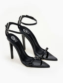 Πέδιλα με λεπτό λουράκι TFP - Μαύρο - thefashionproject.gr - TFP