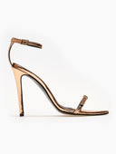 Πέδιλα με λεπτό λουράκι TFP - Χαλκός - thefashionproject.gr - TFP