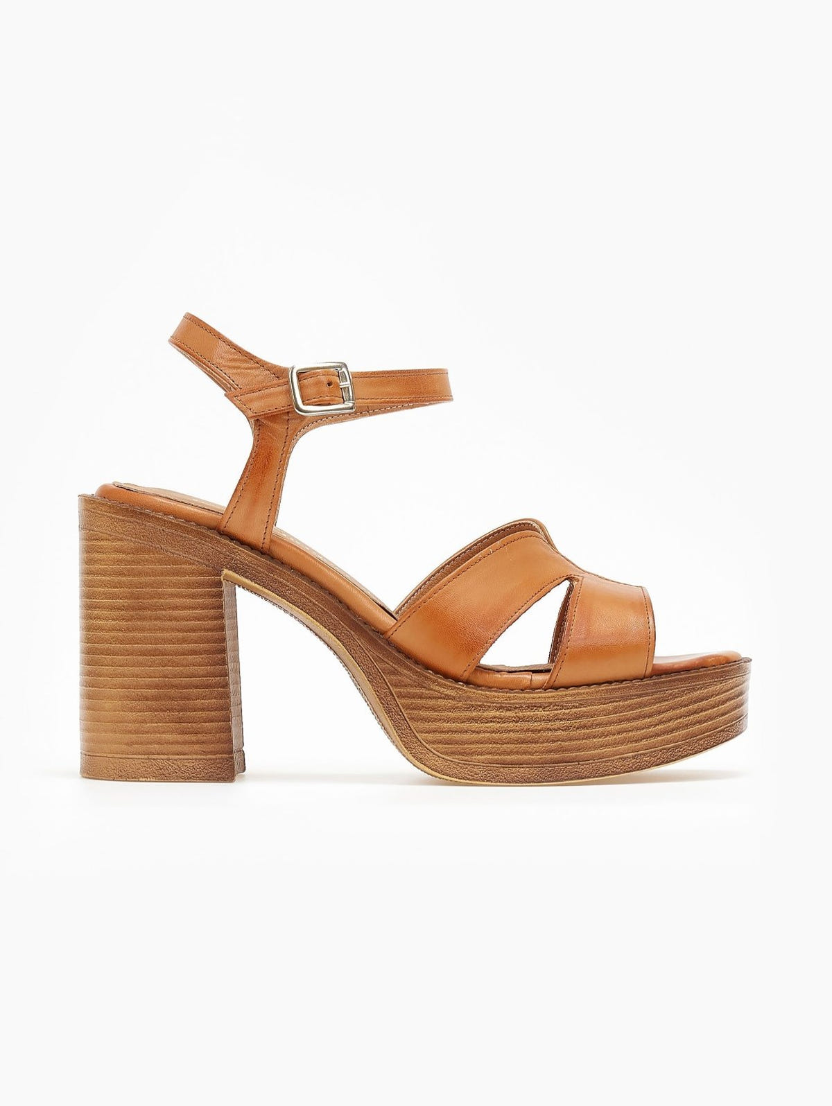 Πέδιλα με μπαρέτα δερμάτινα tfp - Ταμπά - thefashionproject.gr - TFP