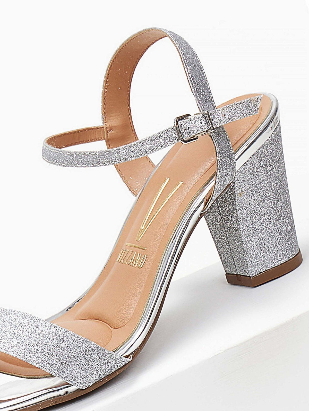 Πέδιλα με μπαρέτα κα glitter Vizzano 6262.474 - Ασημί - thefashionproject.gr - VIZZANO