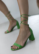 Πέδιλα με μπαρέτα και κορδόνια Bebece - Πράσινο - thefashionproject.gr - Bebece