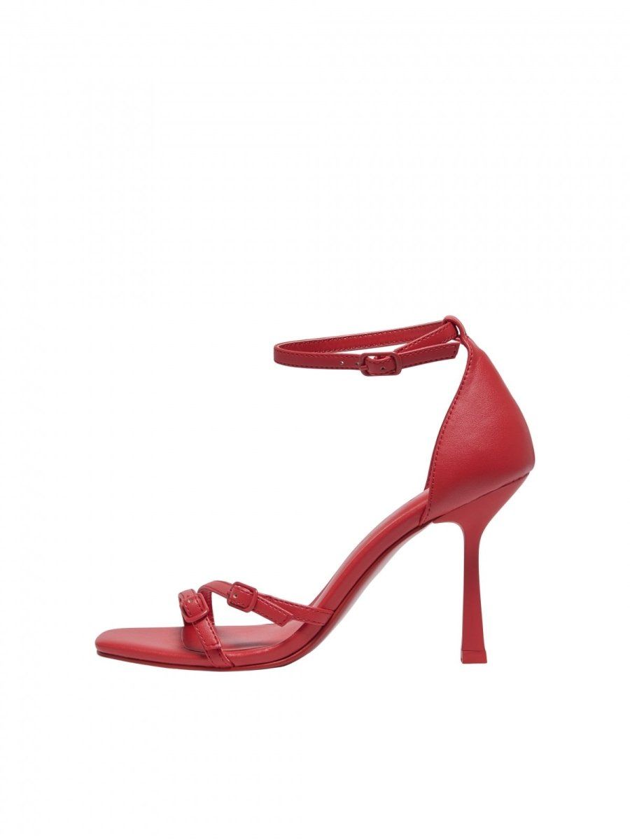 Πέδιλα με μπαρέτα ONLY 15340888 - Κόκκινο - thefashionproject.gr - ONLY