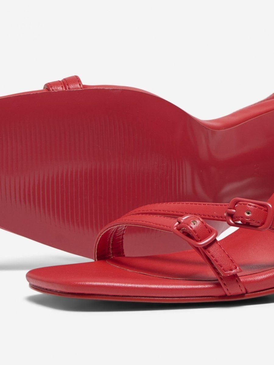 Πέδιλα με μπαρέτα ONLY 15340888 - Κόκκινο - thefashionproject.gr - ONLY