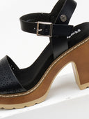 Πέδιλα με μπαρέτα Refresh 171782 - Μαύρο - thefashionproject.gr - Refresh