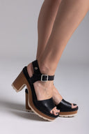 Πέδιλα με μπαρέτα Refresh 172781 - Μαύρο - thefashionproject.gr - Refresh