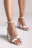 Πέδιλα με μπαρέτα TFP - Λευκό Πέρλα - thefashionproject.gr - TFP
