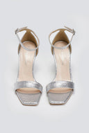 Πέδιλα με pattern TFP - Ασημί - thefashionproject.gr - TFP