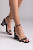 Πέδιλα με στρας ONLY 15340872 - Μαύρο - thefashionproject.gr - ONLY