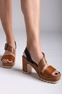 Πέδιλα με τοκά Refresh 172843 - Ταμπά - thefashionproject.gr - Refresh