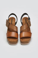 Πέδιλα με τοκά Refresh 172843 - Ταμπά - thefashionproject.gr - Refresh
