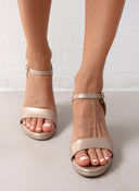 Πέδιλα με χοντρό τακούνι Ragazza 0938