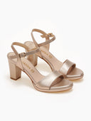 Πέδιλα με χοντρό τακούνι Ragazza 0938