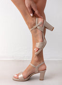 Πέδιλα με χοντρό τακούνι Ragazza 0938