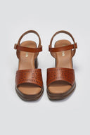 Πέδιλα με χοντρό τακούνι Refresh 172523 - Ταμπά - thefashionproject.gr - Refresh