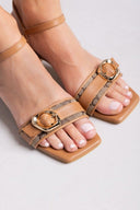 Πέδιλα με ύφασμα και print TFP - Ταμπά - thefashionproject.gr - TFP