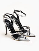 Πέδιλα μυτερά λουστρίνι TFP 75432 - Ασημί - thefashionproject.gr - TFP