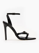 Πέδιλα μυτερά λουστρίνι TFP 75432 - Μαύρο - thefashionproject.gr - TFP