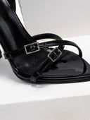 Πέδιλα μυτερά λουστρίνι TFP 75432 - Μαύρο - thefashionproject.gr - TFP