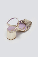 Πέδιλα χαμηλά με μπαρέτα MARIAMARE - Χρυσό - thefashionproject.gr - MARIAMARE