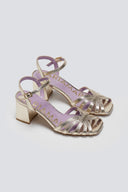 Πέδιλα χαμηλά με μπαρέτα MARIAMARE - Χρυσό - thefashionproject.gr - MARIAMARE