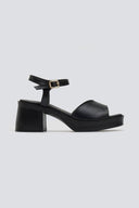 Πέδιλα χαμηλά με μπαρέτα TFP - Μαύρο - thefashionproject.gr - TFP