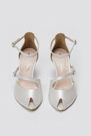 Peep Toe Cutout Pumps TFP - Pearl Metallic - thefashionproject.gr - TFP