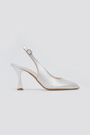 Peep Toe Cutout Pumps TFP - Pearl Metallic - thefashionproject.gr - TFP