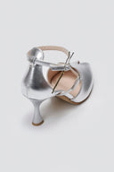 Peep Toe Cutout Pumps TFP - Silver Metallic - thefashionproject.gr - TFP