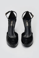 Peep Toe Pumps IRIS - Black Patent - thefashionproject.gr - IRIS