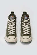 Platform High Top Sneakers Refresh 173078 - Khaki Green Suede - thefashionproject.gr - Refresh