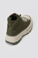 Platform High Top Sneakers Refresh 173078 - Khaki Green Suede - thefashionproject.gr - Refresh