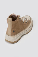 Platform High Top Sneakers Refresh 173078 - Taupe Suede - thefashionproject.gr - Refresh