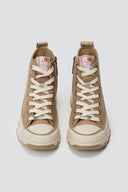 Platform High Top Sneakers Refresh 173078 - Taupe Suede - thefashionproject.gr - Refresh