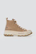 Platform High Top Sneakers Refresh 173078 - Taupe Suede - thefashionproject.gr - Refresh