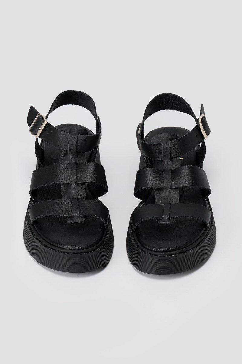 Estil - Platform Sandals - Black Matte
