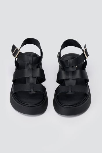 Estil - Platform Sandals - Black Matte