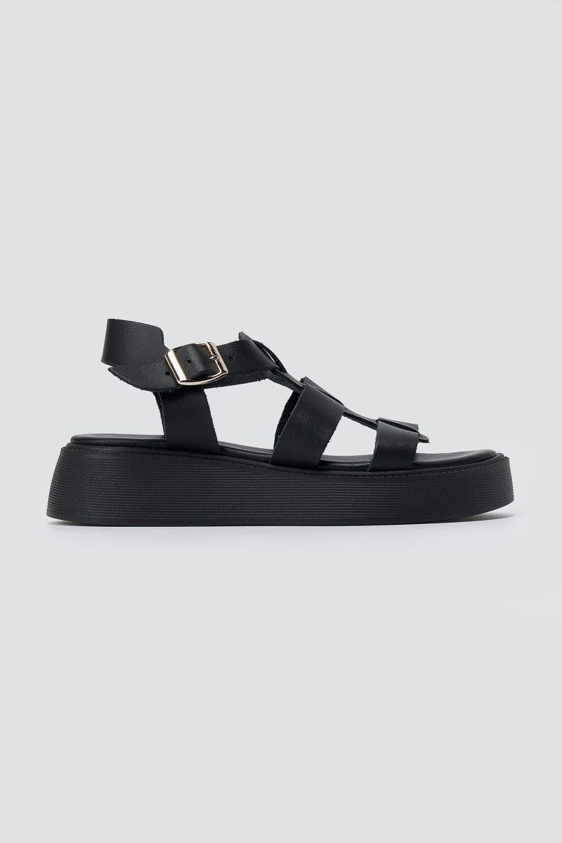 Estil - Platform Sandals - Black Matte