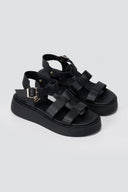 Estil - Platform Sandals - Black Matte