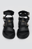 Estil - Platform Sandals - Black Matte