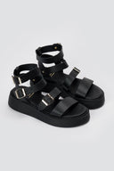 Estil - Platform Sandals - Black Matte