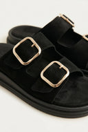 Estil - Platform Sandals - Black Suede