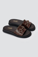 Estil - Platform Sandals - Brown Matte